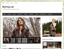 Tablet Screenshot of freja-mode.com